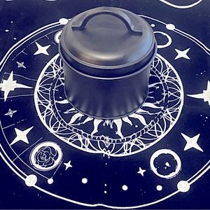 Medium Black Witchcraft Spell Pot:2.05 Pound 11.9”8.3”5.3 inches Altar Set
